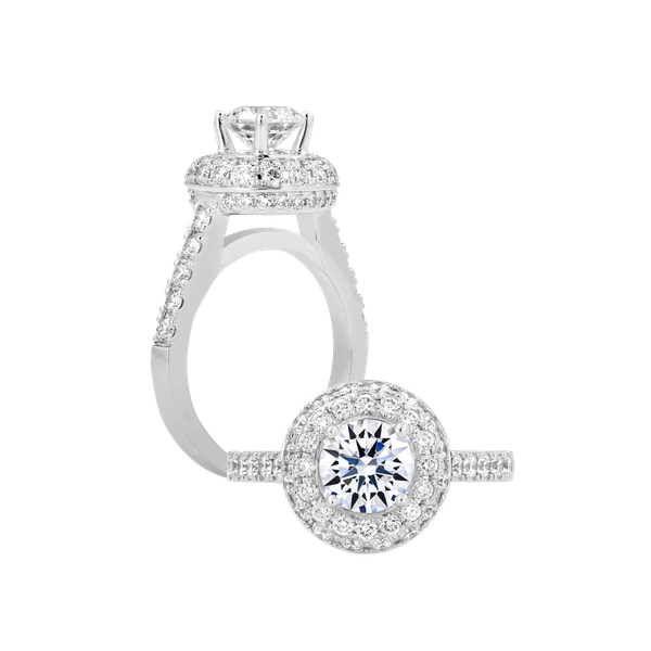 Nhẫn nữ kim cương tấm vàng 14K Cafard 1CT GVRG0230497