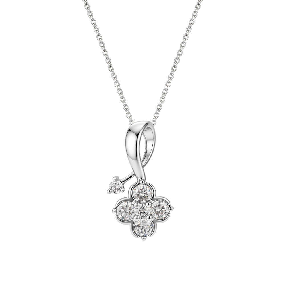 Mặt kim cương viên vàng 14K Bloomrise TD