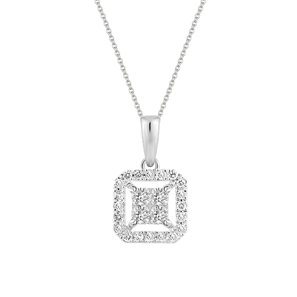 Mặt kim cương viên vàng 14K Cadris