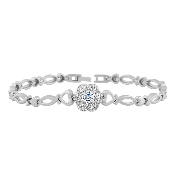 Lắc kim cương tấm vàng 14K Naiya 3C GVBC0013189