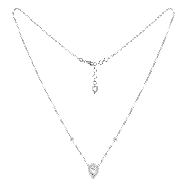 Dây liền mặt kim cương vàng 14K Dewring 10p