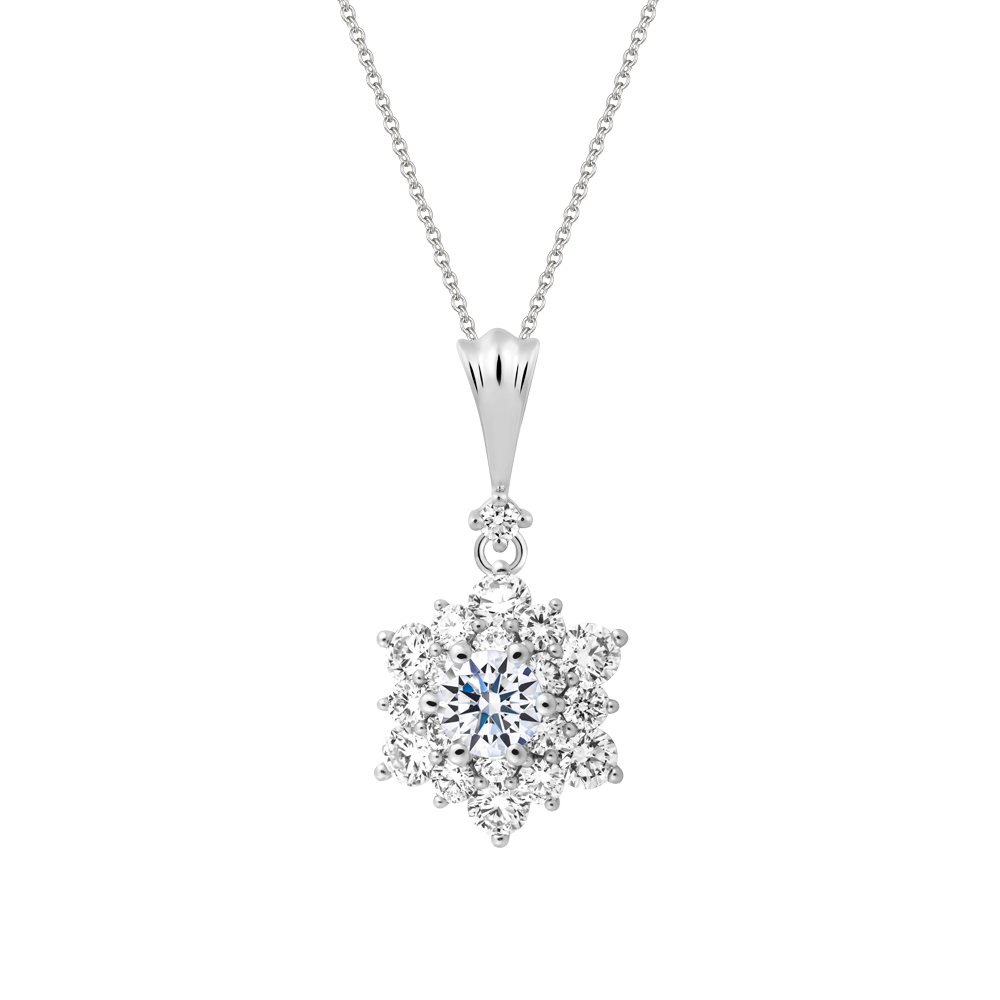 Mặt kim cương 8 Hearts & Arrows vàng 14K Baladan N H&A 2C GVPD0083544