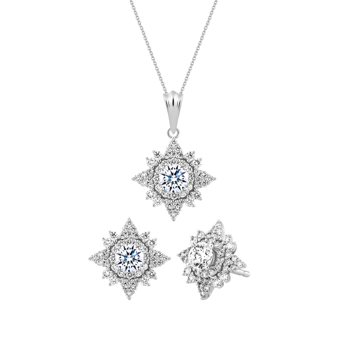 Bộ Trang Sức Fervency GIA 3C