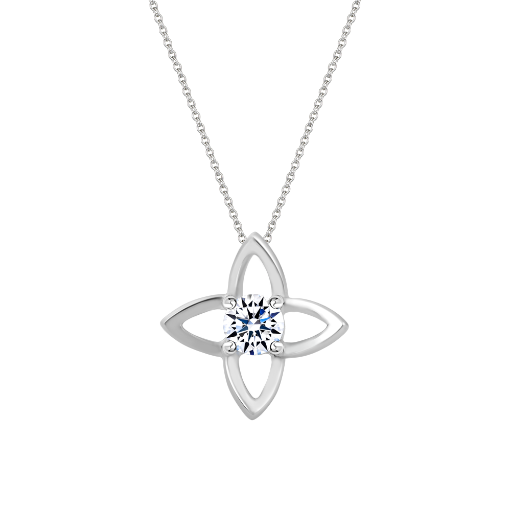 Mặt đính đá CZ vàng 14K Consent 1C