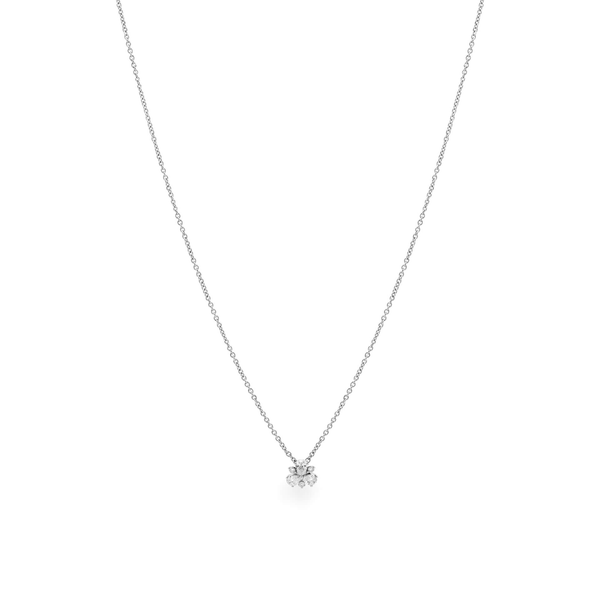 Dây liền mặt kim cương viên vàng 14K Jena A128 TD