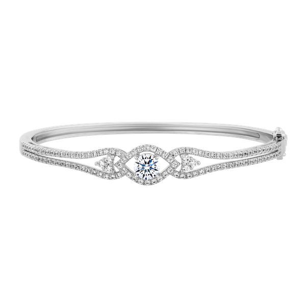 Vòng đeo tay đính đá CZ vàng 14K Emery S 5C