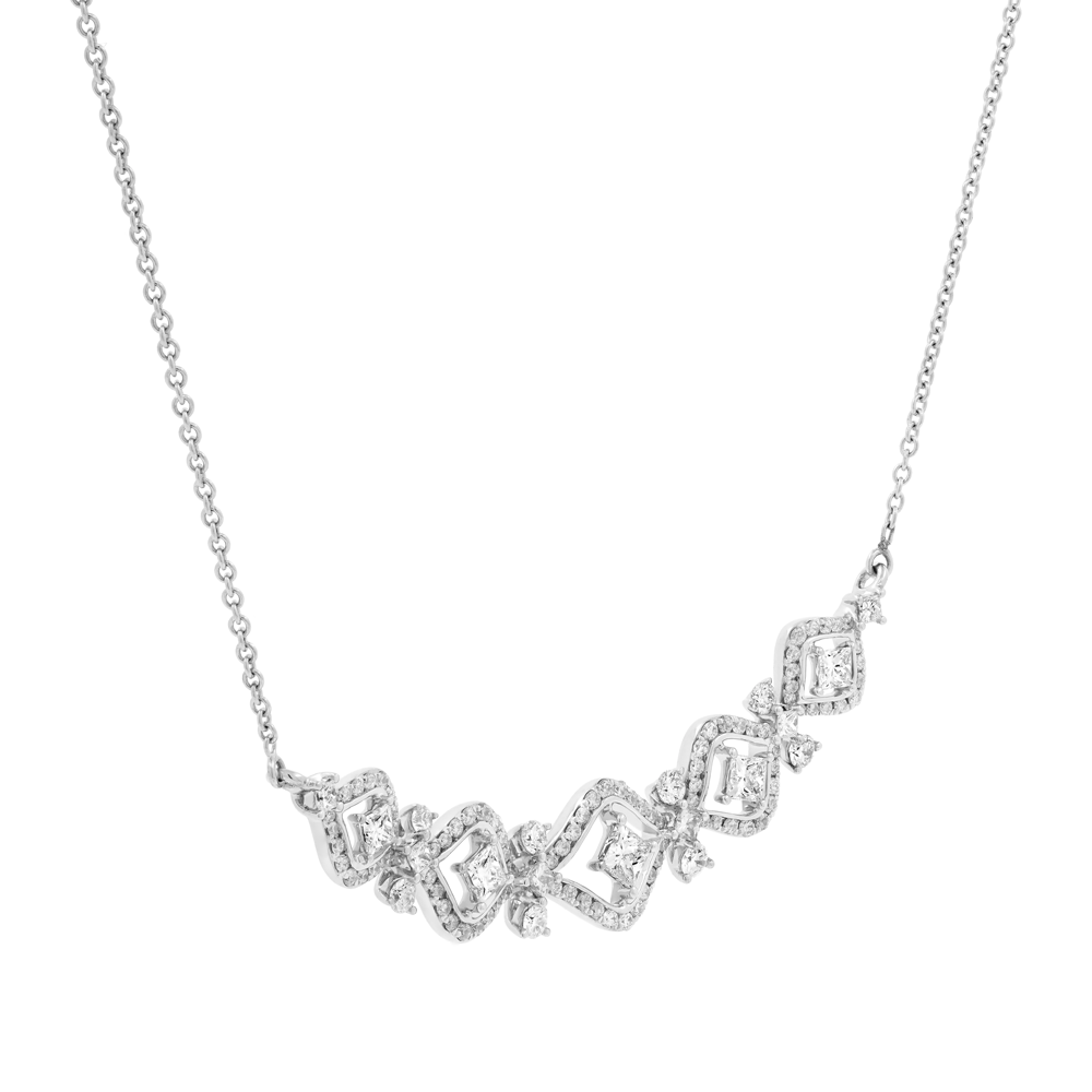 Dây liền mặt kim cương viên vàng 18K Jena A357 TD