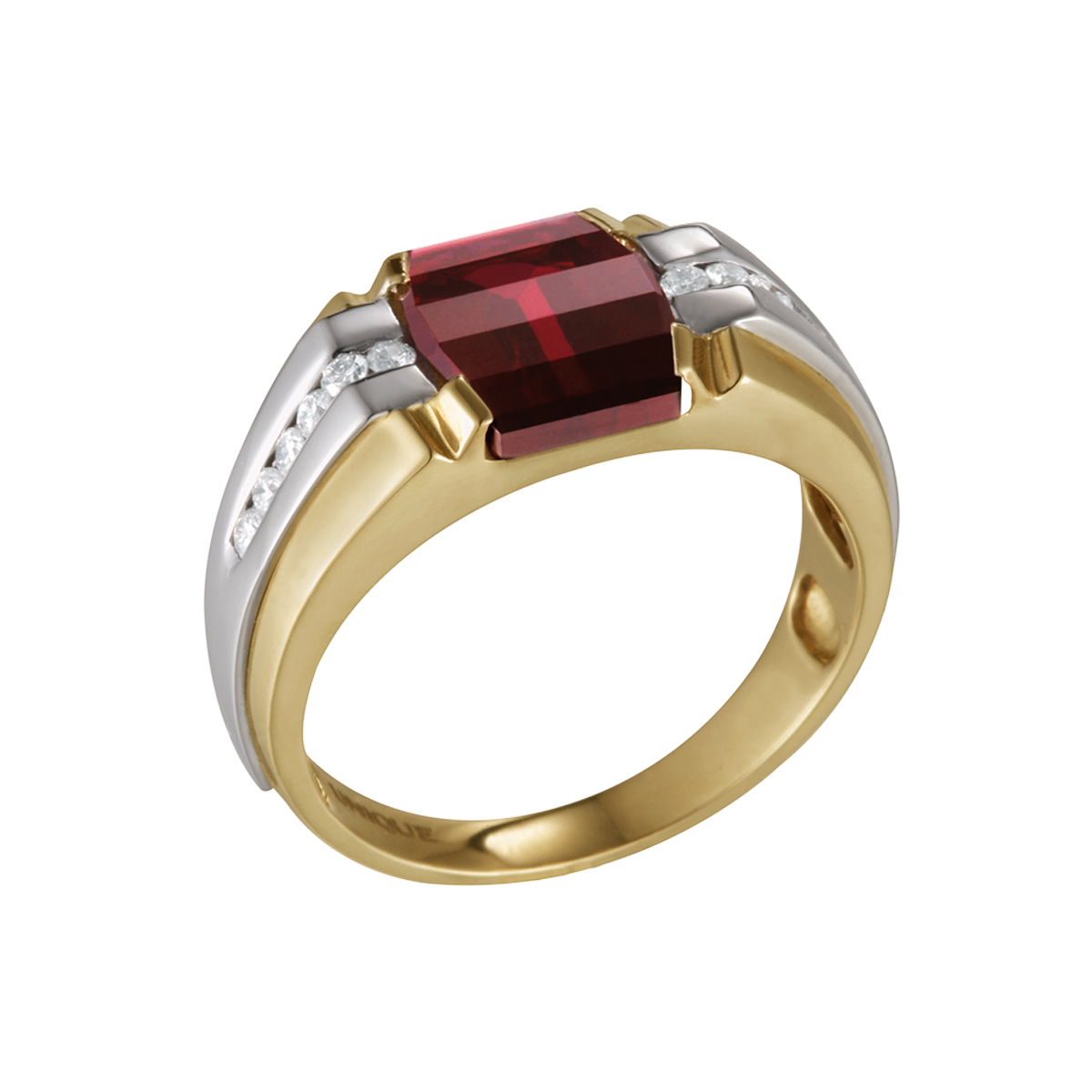 Nhẫn nam kim cương tấm vàng 14K Collin S.GAR YW GVRG0166191