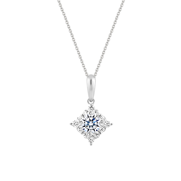 Mặt kim cương 8 Hearts & Arrows vàng 14K Gleeful H&A 2C