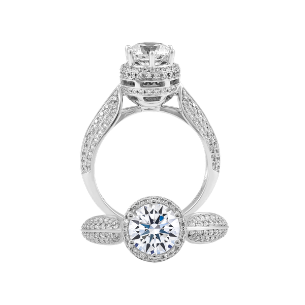 Nhẫn nữ kim cương tấm vàng 14K Akiva 1CT GVRG0201944