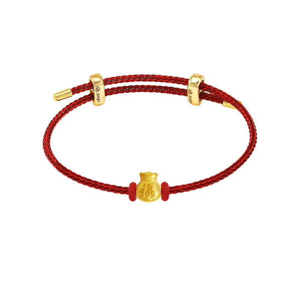 Lắc Vàng 24K Golden Purse CB500056 5D