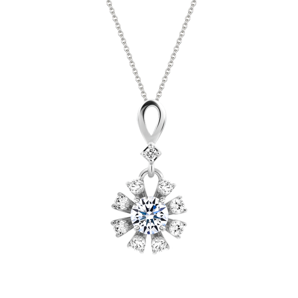 Mặt kim cương 8 Hearts & Arrows vàng 14K Clitus H&A 2C