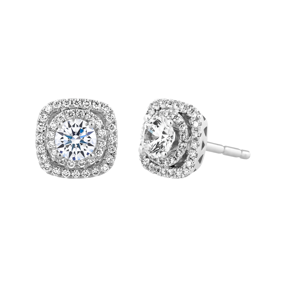 Hoa tai kim cương vàng 14K Basque NS 10p GVER0069965