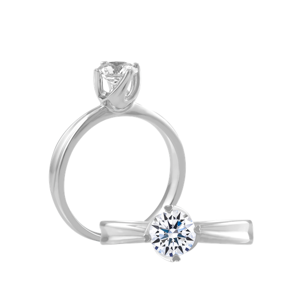 Nhẫn nữ đính đá CZ vàng 14K Tuccia 3C