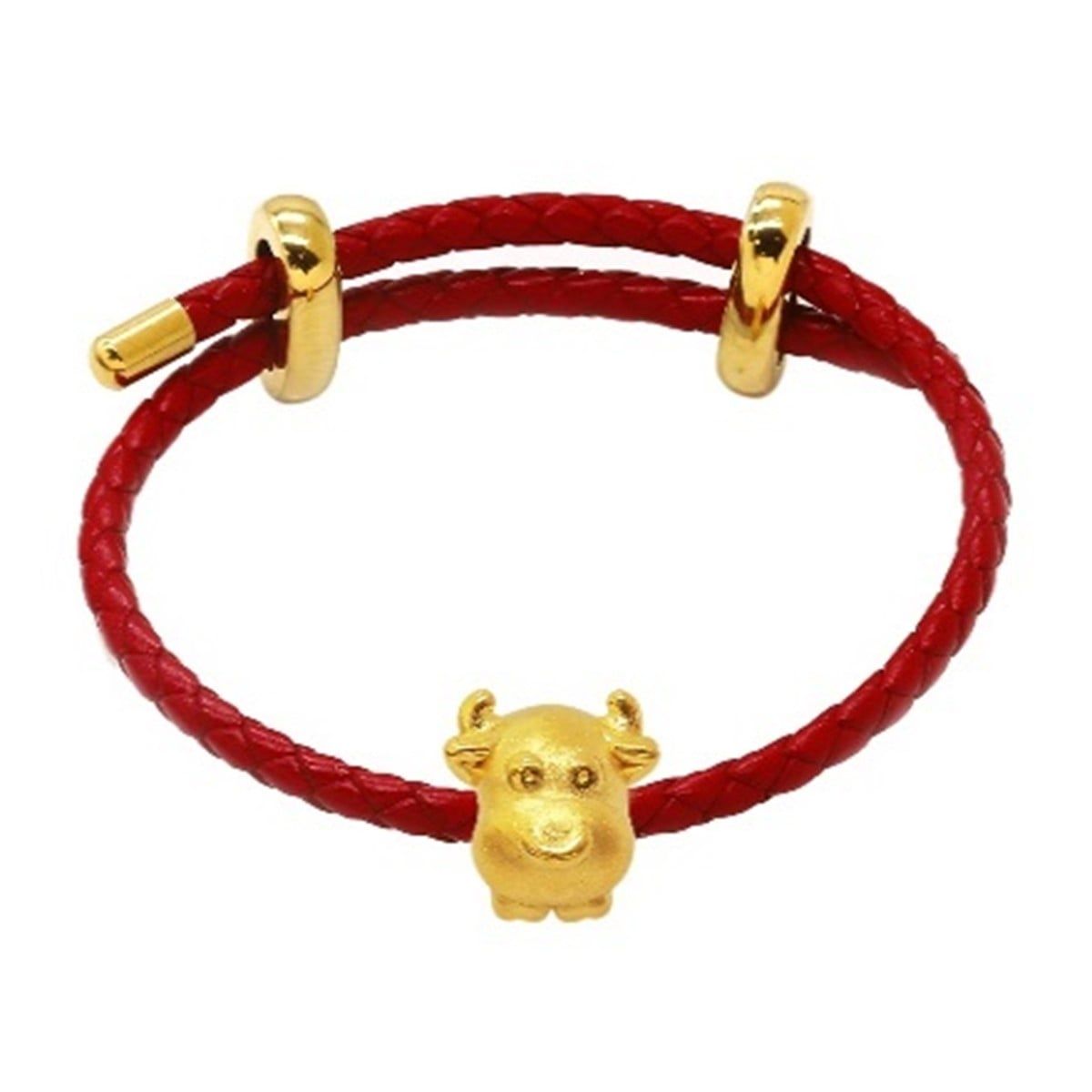 Lắc Vàng 24K Mystic Ox CB500192 5D