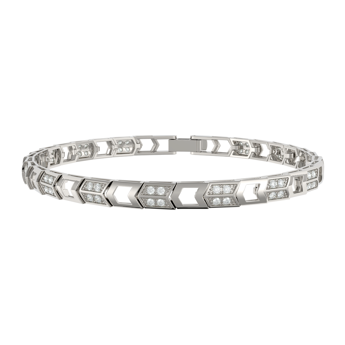 Lắc đính đá CZ vàng 10K Snakes