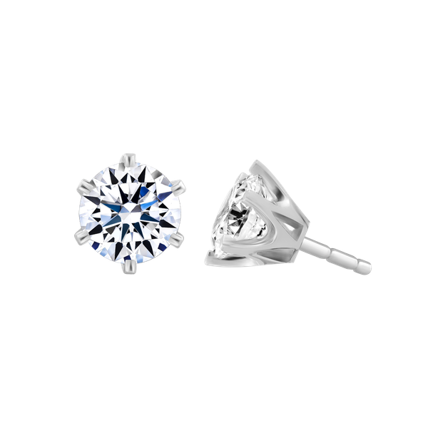 Ổ Bông đính đá CZ vàng 14K Prince One N 3C