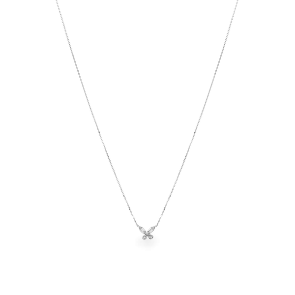 Dây liền mặt kim cương viên vàng 14K Jena A176 TD