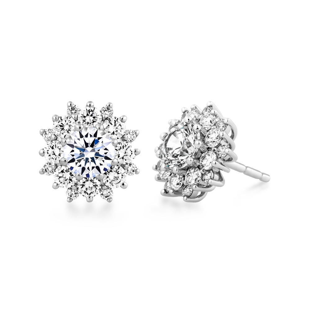 Ổ Bông kim cương tấm vàng 14K Caste N 5C GVER0034306