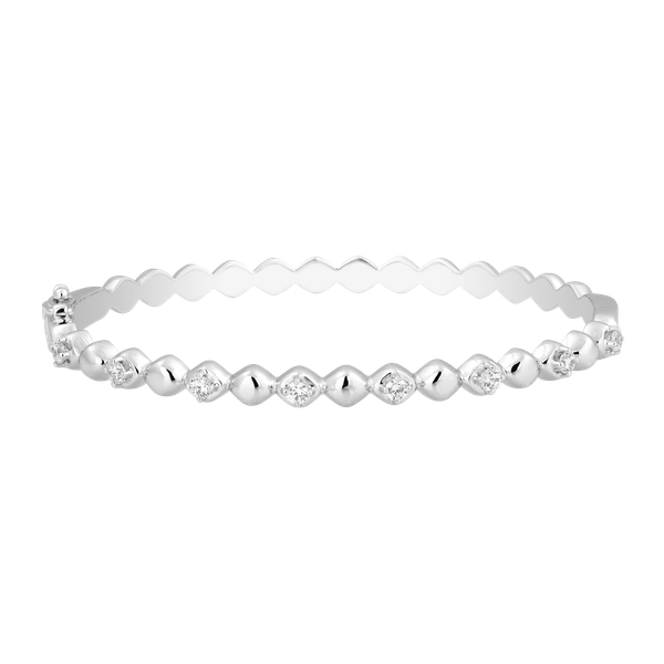 Vòng đeo tay đính đá CZ vàng 10K Joanfia S2 GVBG0000967