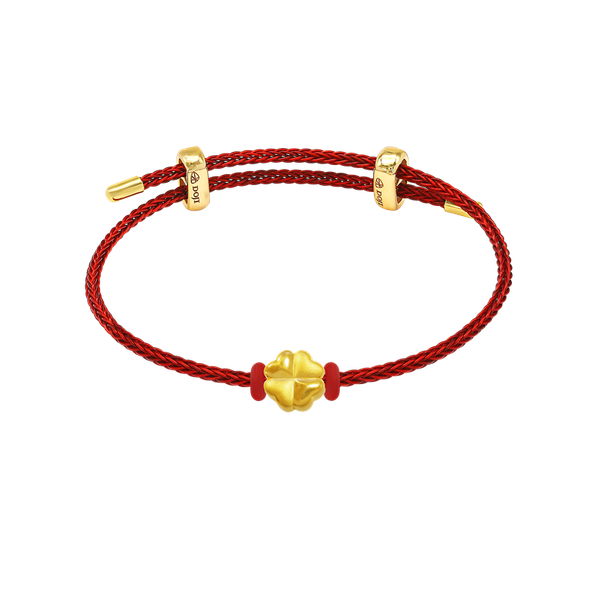 Lắc Vàng 24K Golden Clover CB500036 5D