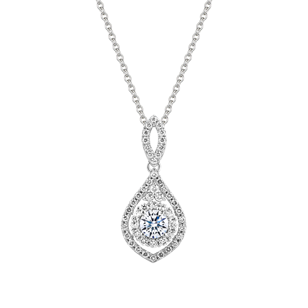 Mặt đính đá CZ vàng 14K Sophia 3C