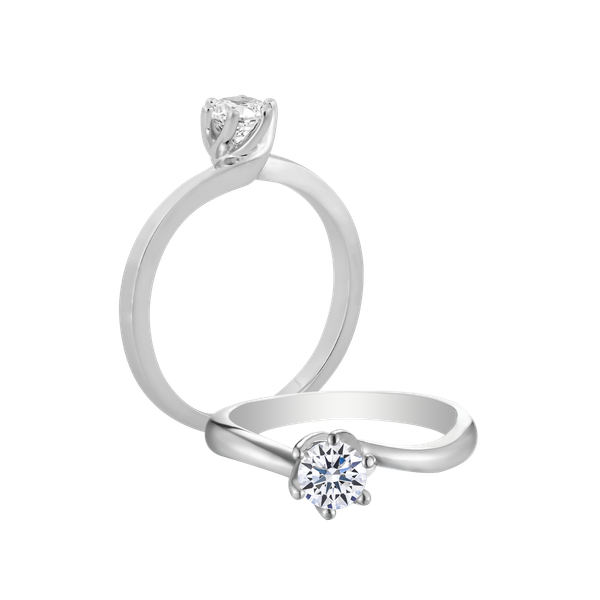 Nhẫn nữ đính đá CZ vàng 14K Flavor of life 2C GVRG0219111