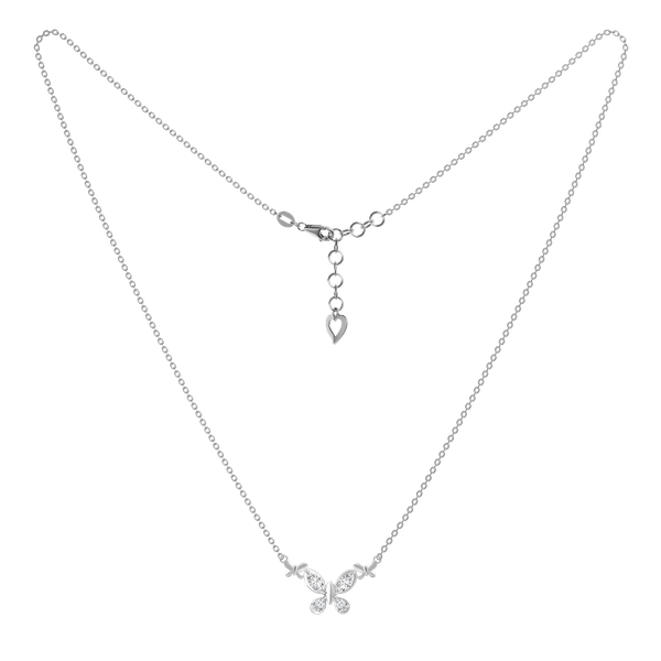 Dây liền mặt đính đá CZ vàng 18K Tendenly