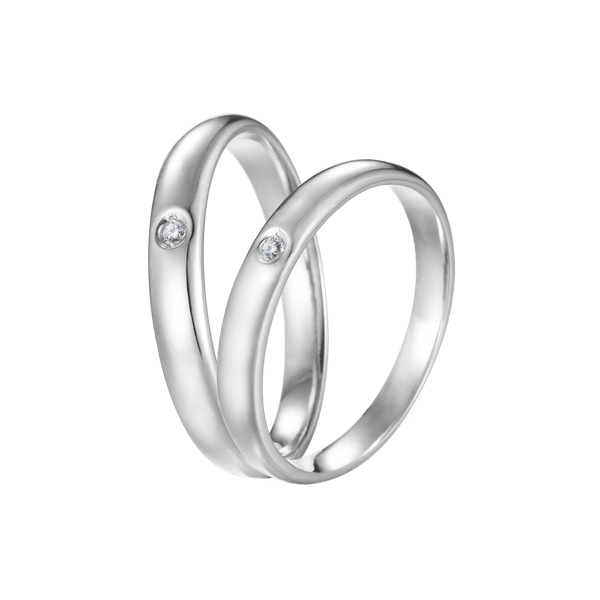 Nhẫn cưới nam kim cương viên vàng 14K Proposal M