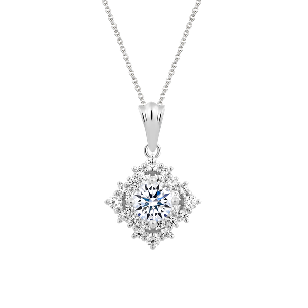 Mặt đính đá CZ vàng 14K Beatrice N 1.5CT