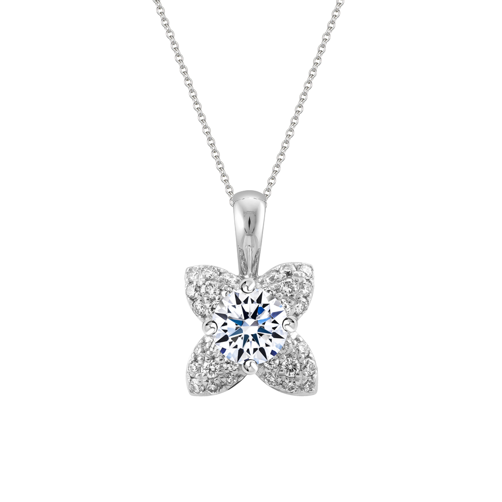 Mặt kim cương tấm vàng 14K Ratline 2C