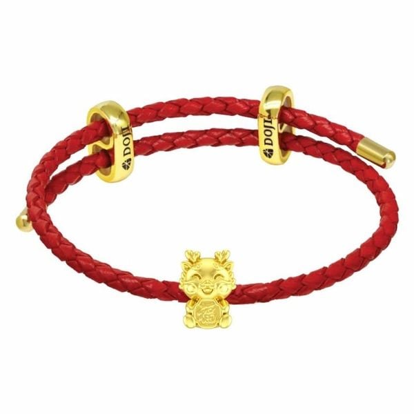Lắc Vàng 24K Lucky Dragon CB500491 5D
