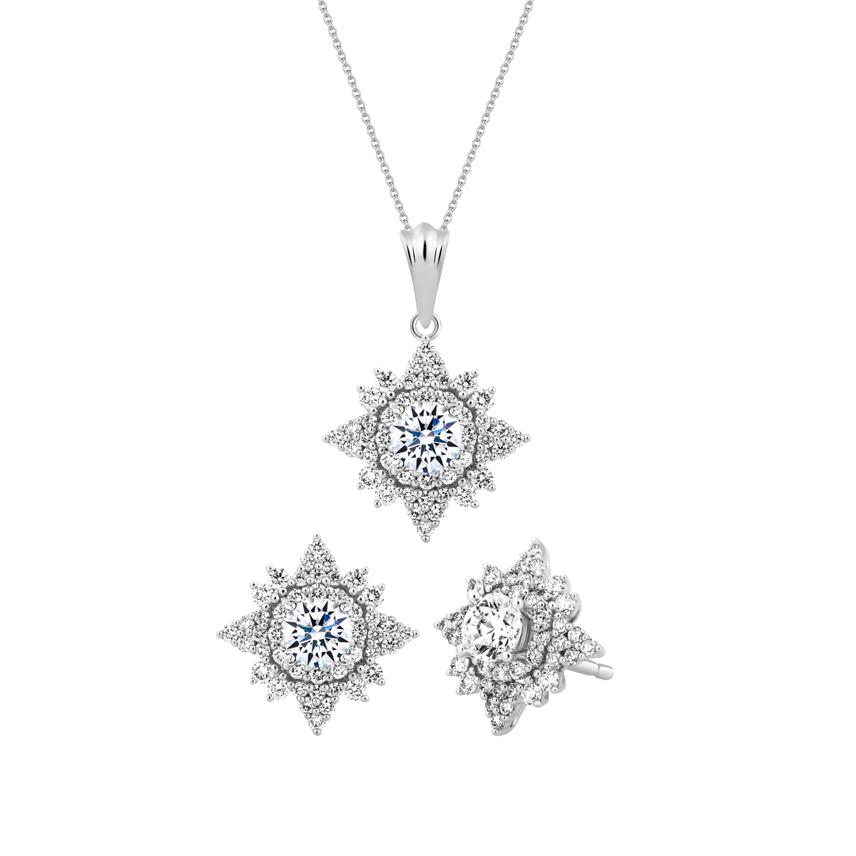 Bộ Trang Sức Fervency GIA 3C