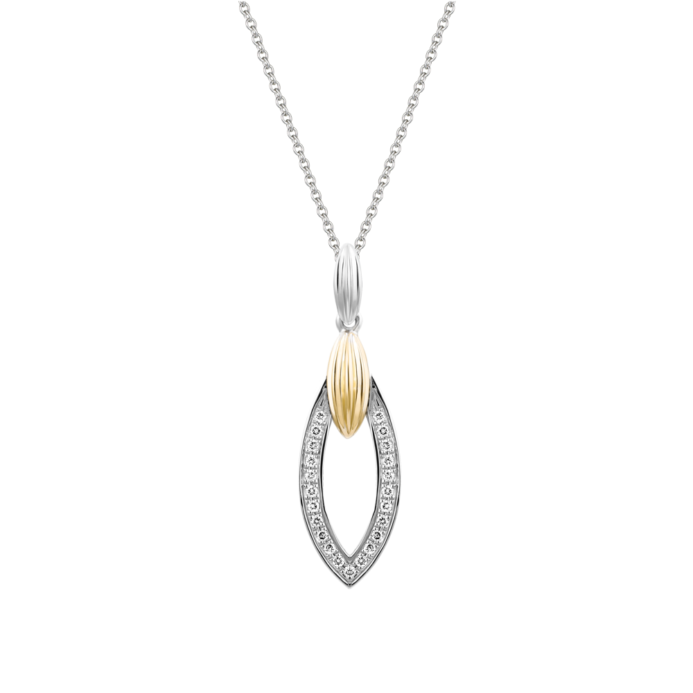 Mặt kim cương viên vàng 14K Laverna TD