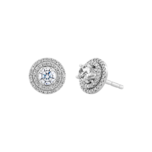 Ổ Bông kim cương tấm vàng 14K Stable N 5C