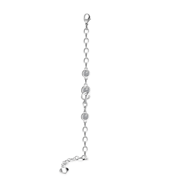 Lắc đính đá CZ vàng 14K Hobby N