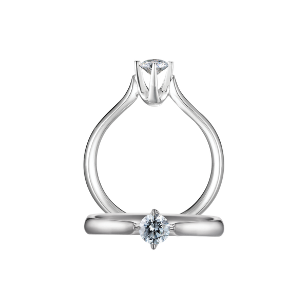 Ổ nhẫn nữ đính đá CZ vàng 14K Promote N 1CT