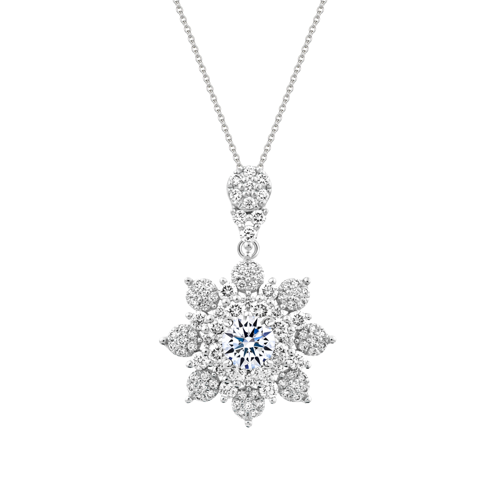 Mặt kim cương tấm vàng 14K Clary 3C