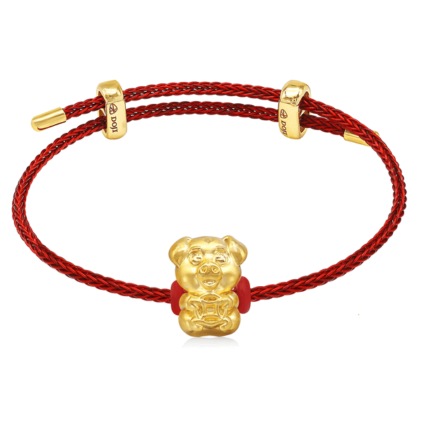 Lắc Vàng 24K Golden Pig CB500570 5D