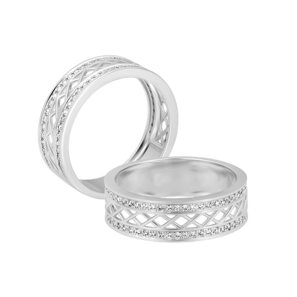 Nhẫn nữ kim cương viên vàng 14K Carisma