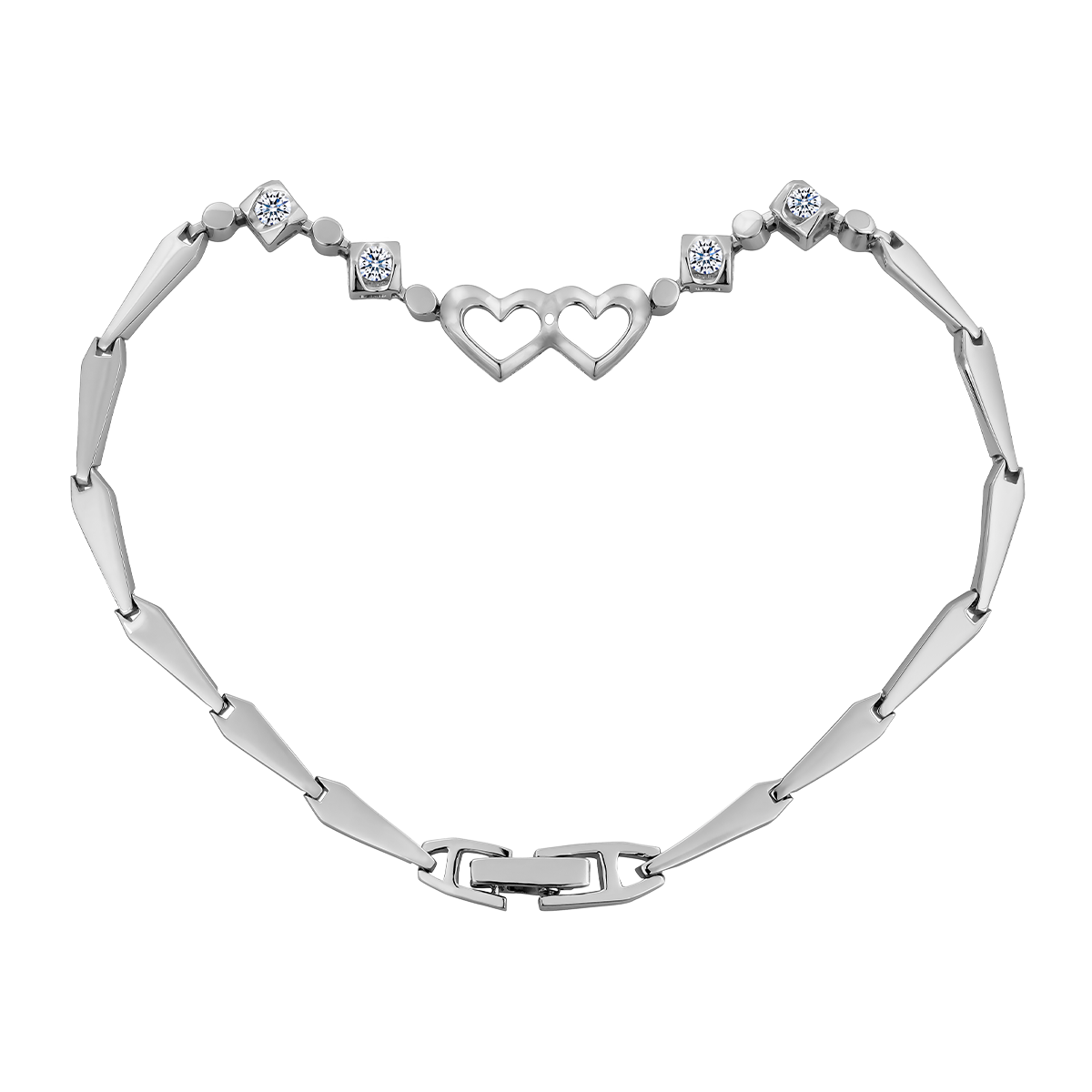 Lắc kim cương viên vàng 14K Gellant