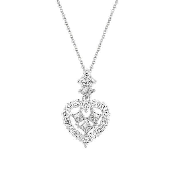 Mặt đính đá CZ vàng 14K Comprise V1