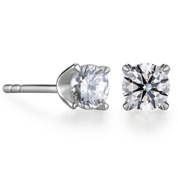 Hoa tai nữ đính đá CZ vàng 14K Promote 3C