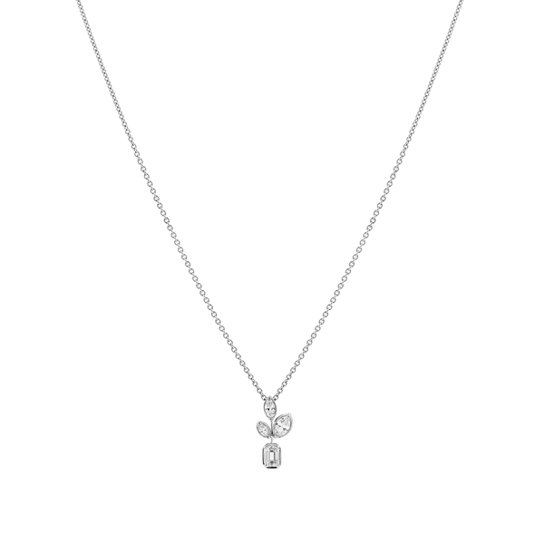 Dây liền mặt kim cương viên vàng 18K Jena A053 TD