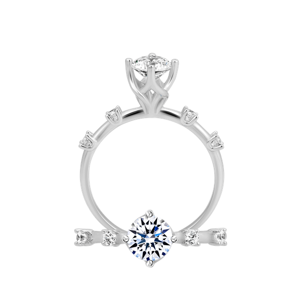 Nhẫn nữ đính đá CZ vàng 14K Faring 5C