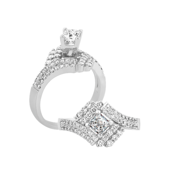 Nhẫn nữ kim cương viên vàng 14K Bonita PR 2C