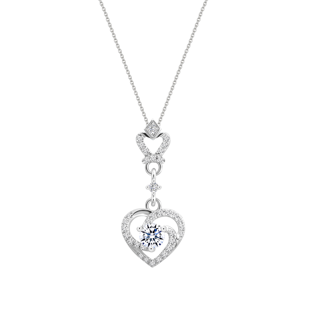 Mặt kim cương viên vàng 14K Glowing Crown GIA 2C GVPD0085281