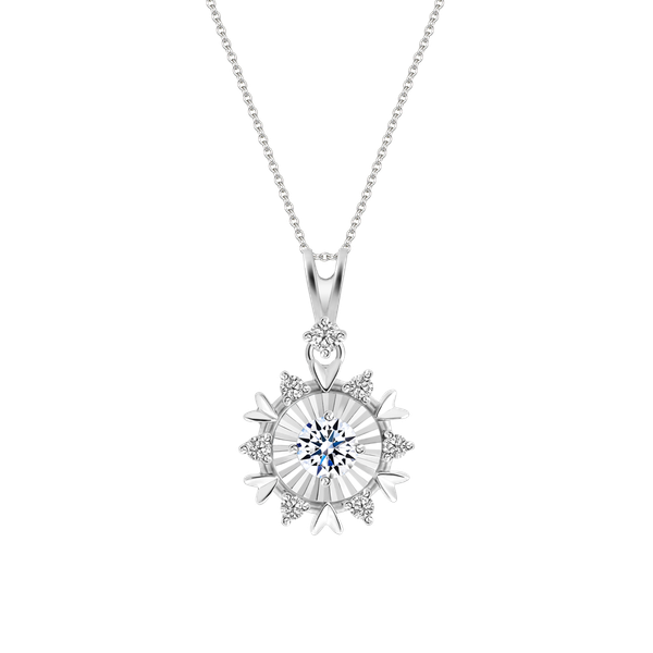 Mặt kim cương tấm vàng 14K Jaminy 2C