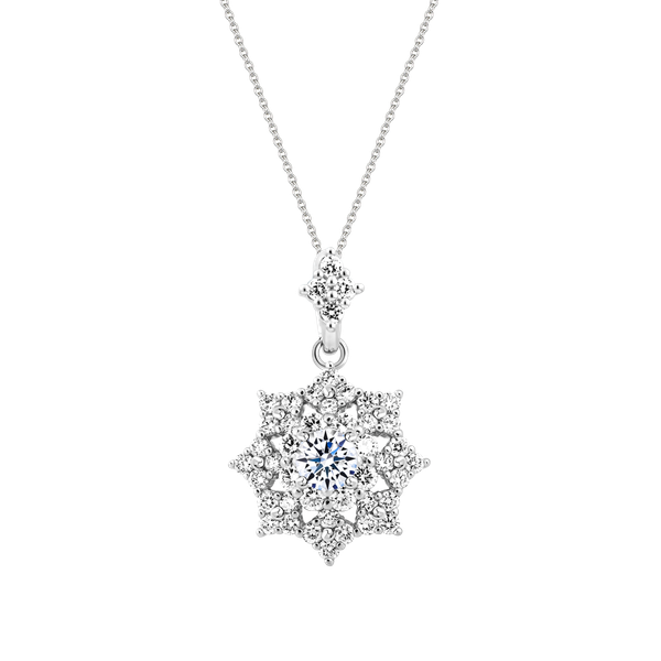 Mặt kim cương tấm vàng 14K Fulguration 3C