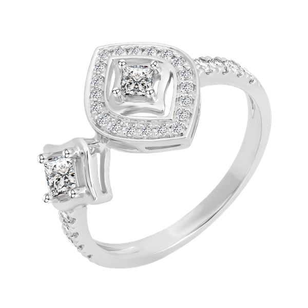 Nhẫn nữ đính đá CZ vàng 14K Kusum PR